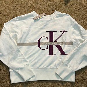Calvin Klein Logo Long Sleeve Shirt US Size M